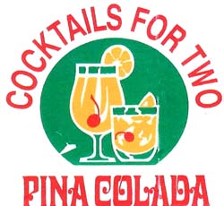 COCKTAILS FOR TWO PINA COLADA - לוגו סימן מסחר רשום