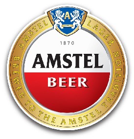 AMSTEL  LAGER BEER BREWED TO THE AMSTEL TRADITION - לוגו סימן מסחר רשום