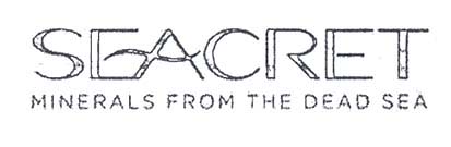 SEACRET MINERALS FROM THE DEAD SEA - לוגו סימן מסחר רשום