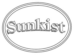 Sunkist - לוגו סימן מסחר רשום