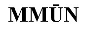 MMUN - לוגו סימן מסחר