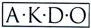 A - K - D - O - לוגו סימן מסחר