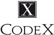 X CODEX - לוגו סימן מסחר