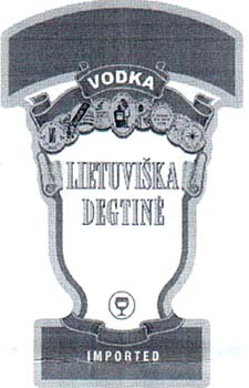 VODKA LIETUVISKA DEGTINE - לוגו סימן מסחר