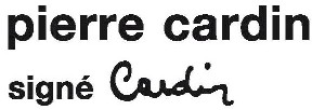 pierre cardin signé cardin - לוגו סימן מסחר