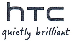 hTC   quietly brilliant - לוגו סימן מסחר רשום