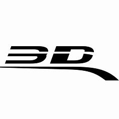 3D - לוגו סימן מסחר רשום