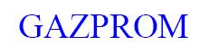 GAZPROM - לוגו סימן מסחר רשום