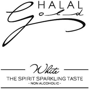 HALAL Gold White THE SPIRIT SPARKLING TASTE - NON ALCOHOLIC - - לוגו סימן מסחר