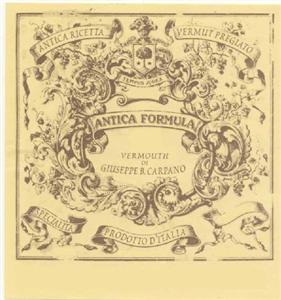ANTICA FORMULA VERMOUTH GIUSEPPE B. CARPANO - לוגו סימן מסחר רשום