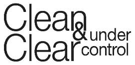 Clean & Clear under control - לוגו סימן מסחר רשום