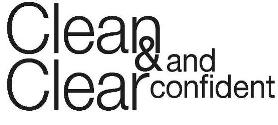 Clean & Clear and confident - לוגו סימן מסחר רשום