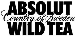 ABSOLUT WILD TEA Country of Sweden - לוגו סימן מסחר רשום