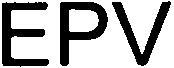 EPV - לוגו סימן מסחר רשום