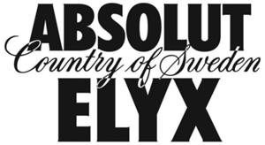 ABSOLUT ELYX Country of Sweden - לוגו סימן מסחר רשום