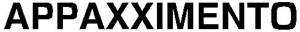 APPAXXIMENTO - לוגו סימן מסחר רשום