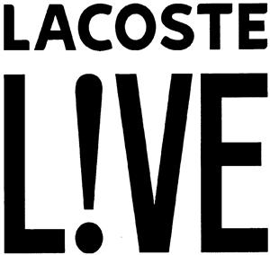 LACOSTE L!VE - לוגו סימן מסחר רשום