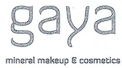 GAYA MINERAL MAKEUP & COSMETICS - לוגו סימן מסחר