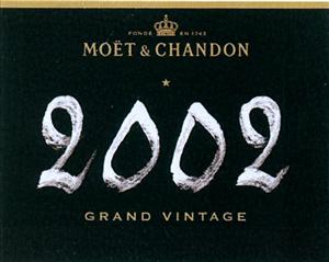 MOËT & CHANDON 2002 GRAND VINTAGE - לוגו סימן מסחר רשום