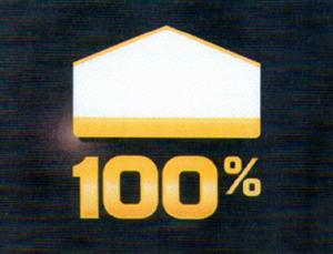 100% - לוגו סימן מסחר רשום