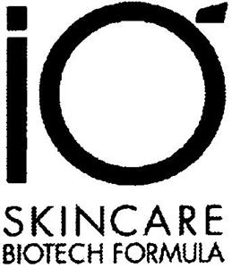 IO' SKINCARE BIOTECH FORMULA - לוגו סימן מסחר