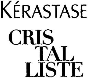 KERASTASE CRIS TAL LISTE - לוגו סימן מסחר