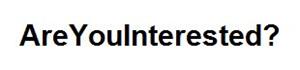 AreYouInterested? - לוגו סימן מסחר