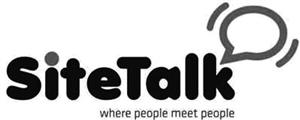 SiteTalk where people meet people - לוגו סימן מסחר