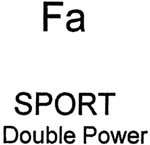 Fa SPORT Double Power - לוגו סימן מסחר