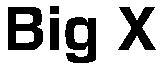 Big X - לוגו סימן מסחר רשום