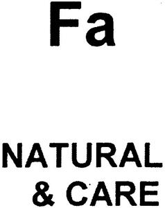 Fa NATURAL & CARE - לוגו סימן מסחר