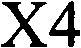 X4 - לוגו סימן מסחר רשום