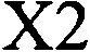 X2 - לוגו סימן מסחר רשום