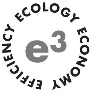 e3 ECOLOGY ECONOMY EFFICIENCY - לוגו סימן מסחר רשום