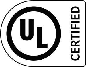 UL CERTIFIED - לוגו סימן מסחר רשום