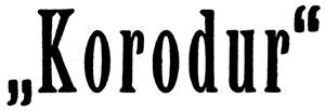 "Korodur" - לוגו סימן מסחר רשום