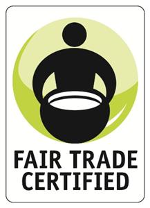 FAIR TRADE CERTIFIED - לוגו סימן מסחר