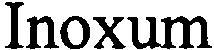 Inoxum - לוגו סימן מסחר