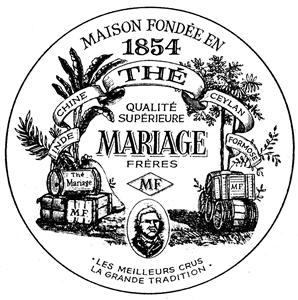 MAISON FONDÉE EN 1854 INDE CHINE CEYLAN FORMOSE THÉ QUALITÉ SUPÉRIEURE MARIAGE FRÈRES MF FORMOSE LES MEILLEURS CRUS - לוגו סימן מסחר רשום