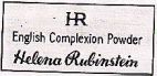 HELENA RUBINSTEIN ENGLISH COMPLEXION POWDER H R - לוגו סימן מסחר