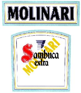 MOLINARI Sambuca extra - לוגו סימן מסחר רשום