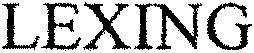 LEXING - לוגו סימן מסחר רשום