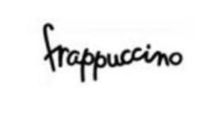FRAPPUCCINO - לוגו סימן מסחר רשום