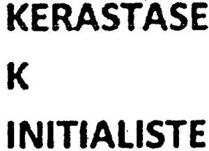 KERASTASE K INITIALISTE - לוגו סימן מסחר רשום