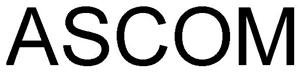 ASCOM - לוגו סימן מסחר רשום