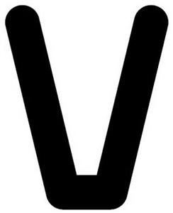 V - לוגו סימן מסחר