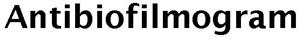 Antibiofilmogram - לוגו סימן מסחר
