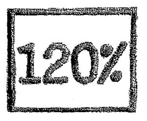120% - לוגו סימן מסחר רשום