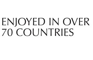 ENJOYED IN OVER 70 COUNTRIES - לוגו סימן מסחר