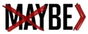 MAYBE - לוגו סימן מסחר